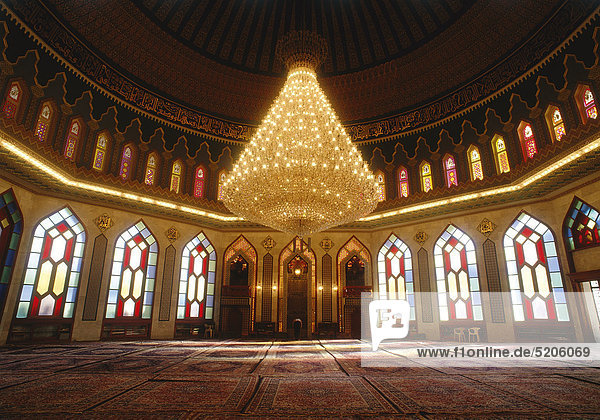Gebetsraum  Al Rachma Moschee  Aleppo  Syrien