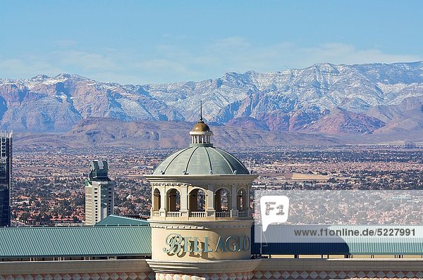 Detail  Details  Ausschnitt  Ausschnitte  Berg  Winter  Vereinigte Staaten von Amerika  USA  Hotel  Nevada  Las Vegas  Bellagio