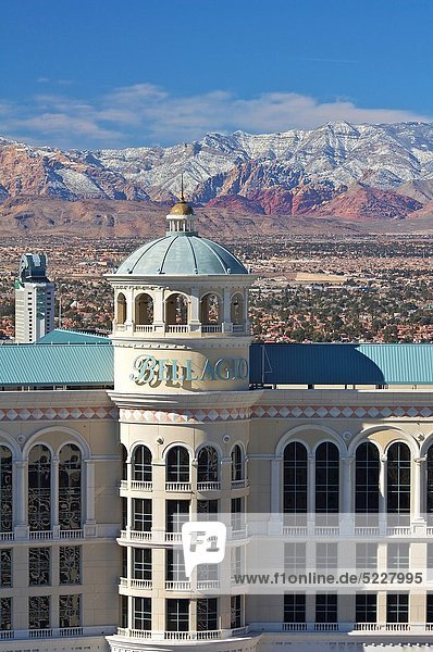 Detail  Details  Ausschnitt  Ausschnitte  Berg  Winter  Vereinigte Staaten von Amerika  USA  Hotel  Nevada  Las Vegas  Bellagio