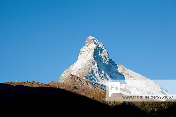 Matterhorn  Walliser Alpen  Schweiz