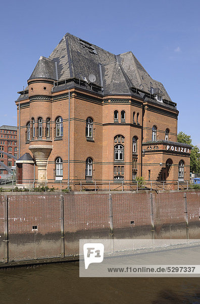 Old police station in Hamburg  Germany  Europe