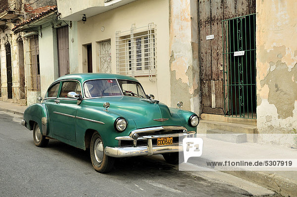 Auto Geschichte Karibik Klassisches Konzert Klassik Camaguey Kuba Ortsteil