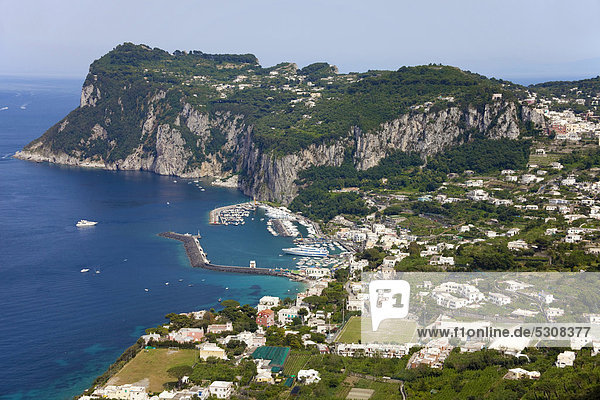 Europa Capri Golf von Neapel Italien