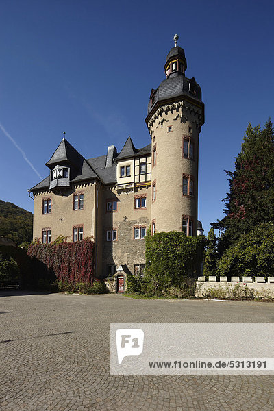 Burg Namedy bei Andernach  Rheinland-Pfalz  Deutschland  Europa
