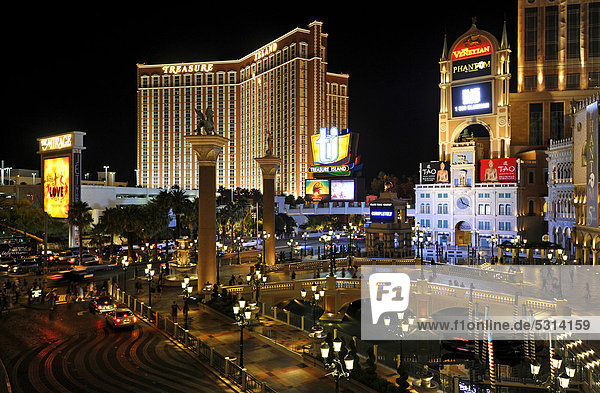 Vereinigte Staaten von Amerika USA Nevada Las Vegas The Strip