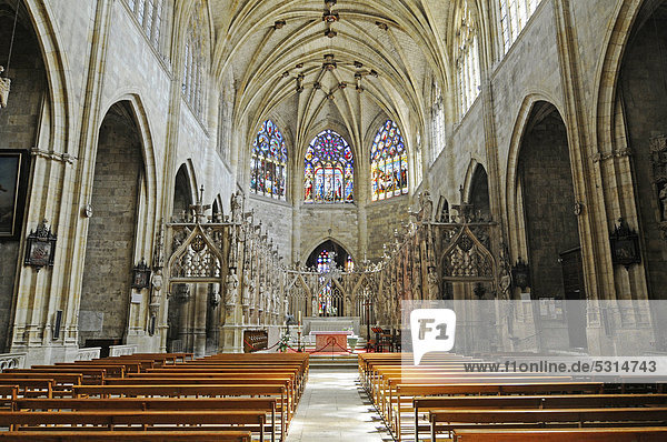 Kathedrale Saint Pierre  französischer Jakobsweg  UNESCO Weltkulturerbe  Gemeinde Condom  Departement Gers  Midi-Pyrenees  Frankreich  Europa