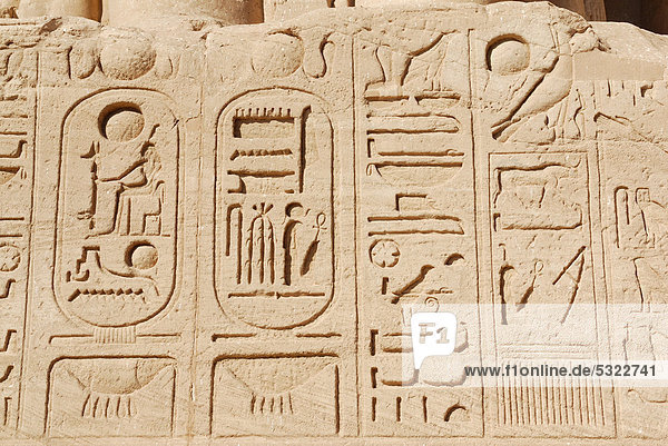 Relief  Abu Simbel  Nubien  Ägypten  Afrika