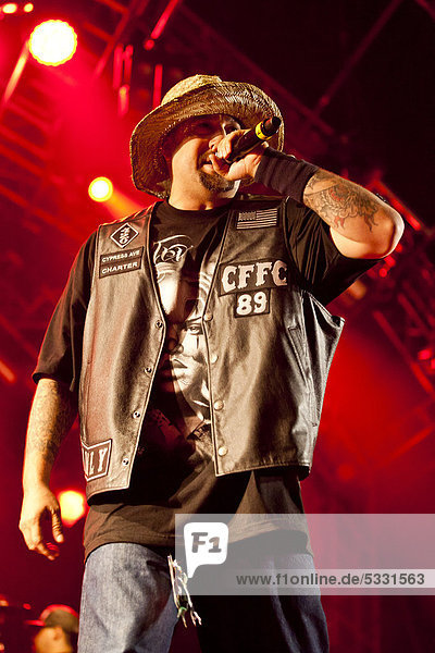 B-Real von der US-HipHop Band Cypress Hill live beim Heitere Open Air in Zofingen  Schweiz  Europa