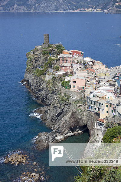 Europa UNESCO-Welterbe Cinque Terre Italien Ligurien Halbinsel Provinz La Spezia