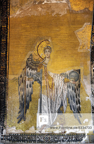Mosaik  Erzengel Gabriel  Hagia Sophia  Ayasofya  Istanbul  Türkei