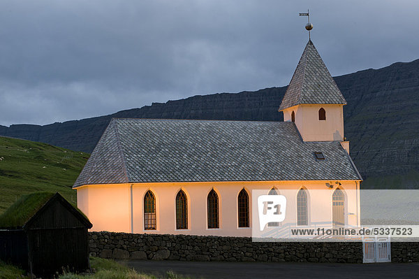 Kirche  Vi_arei_i  Vi_oy  Färöer  Nordatlantik