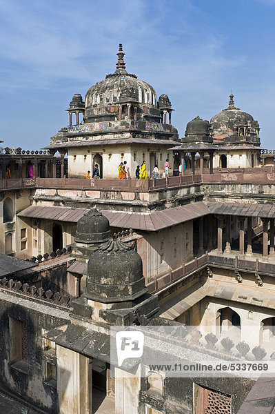 Palace of Bir Singh Deo  Datia  Madhya Pradesh  North India  India  Asia