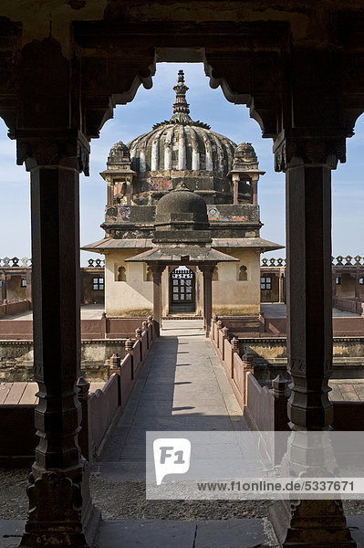 Palast von Bir Singh Deo  Datia  Madhya Pradesh  Nordindien  Indien  Asien