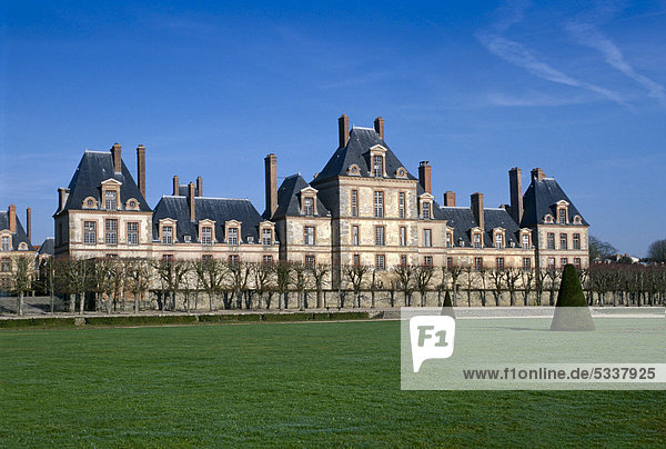 Schloss Fontainebleau  Œle-de-France  Frankreich  Europa