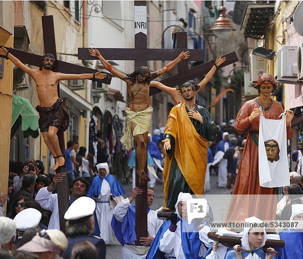 Italy  Campania  Procida  Good Friday procession