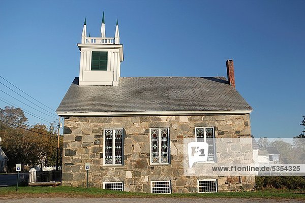 Stein  Vereinigte Staaten von Amerika  USA  Kirche  bauen  Chester  alt  Vermont