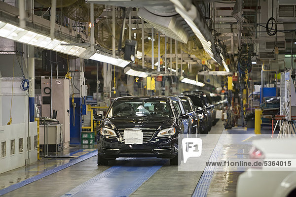 Vereinigte Staaten von Amerika USA Pflanze Chrysler hoch oben zusammenbauen Pfund Sterling 200 Michigan
