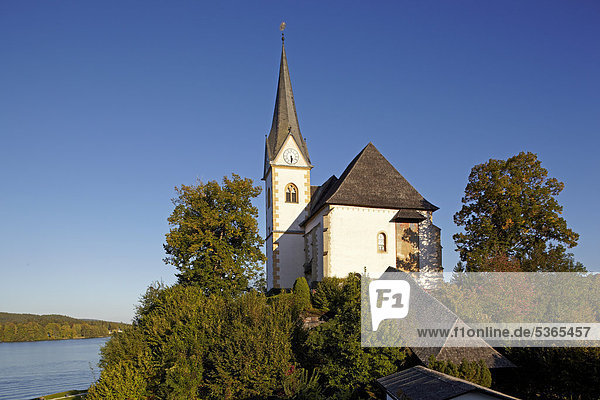 Maria Wörth  Kirche Hl. Primus und Felician  Wörthersee  Kärnten  Österreich  Europa