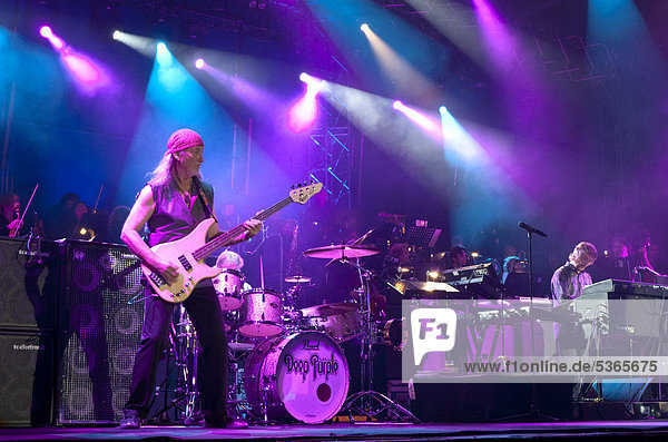Deep Purple in concert in Dresden  Saxony  Germany  Europe