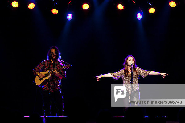 Die US Singer-Songwriterin Audra Mae live in der Schüür  Luzern  Schweiz  Europa