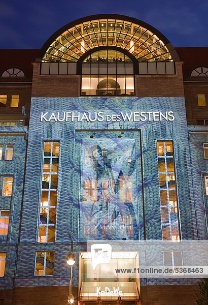 Kaufhaus des Westens  KdW  Berlin  Deutschland  Europa