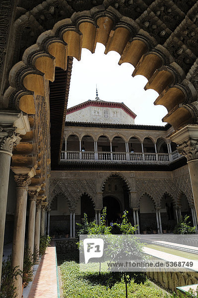 Maurischer Palast  Sevilla  Andalusien  Spanien  Europa