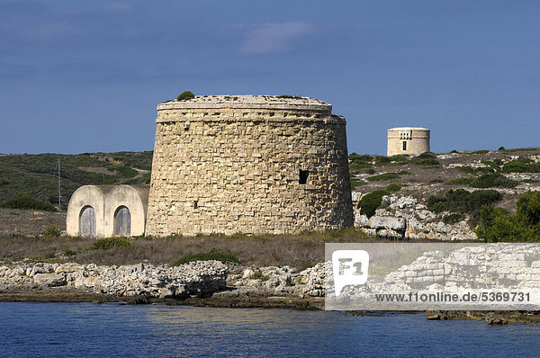 Festungsanlagen von La Mola  MaÛ  MahÛn  Menorca  Balearen  Spanien  Europa