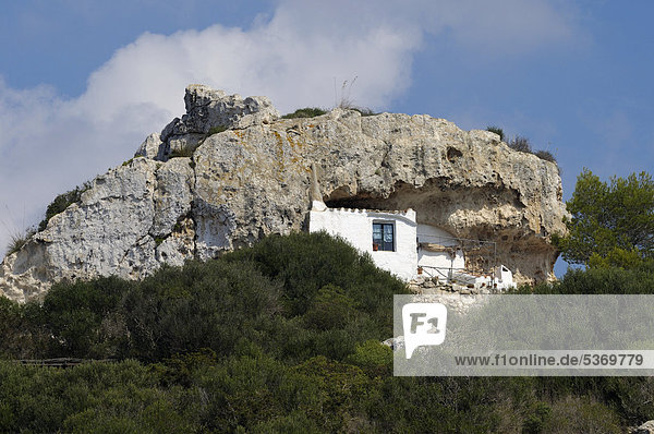 Felsenwohnung  Son Bou  Menorca  Balearen  Spanien  Europa
