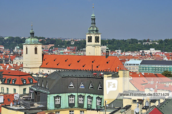 Prag Hauptstadt Europa Tschechische Republik Tschechien Böhmen