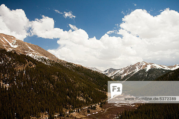 Mountains of Independence Pass  Colorado  USA