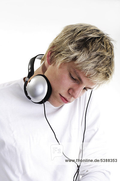 DJ mit Kopfhörer