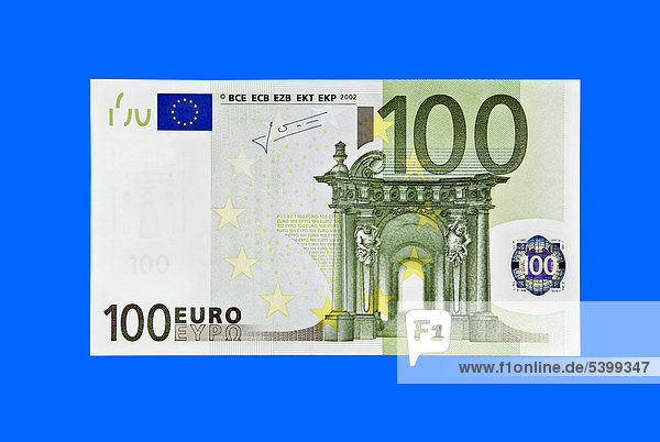100 Euro-Banknote  einhundert Euro