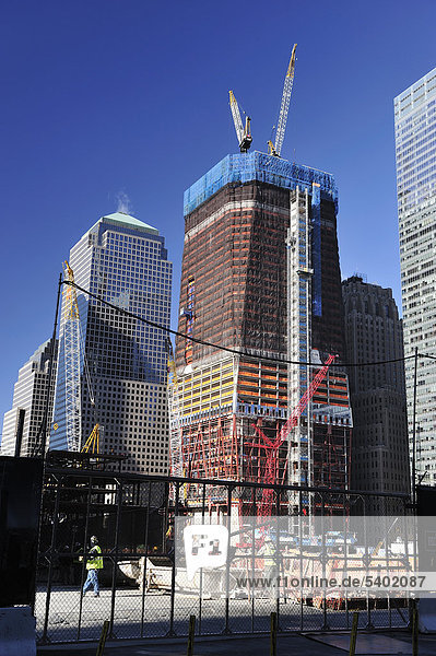 Ground Zero  Bau Website  Manhattan  New York  USA  USA  America  911