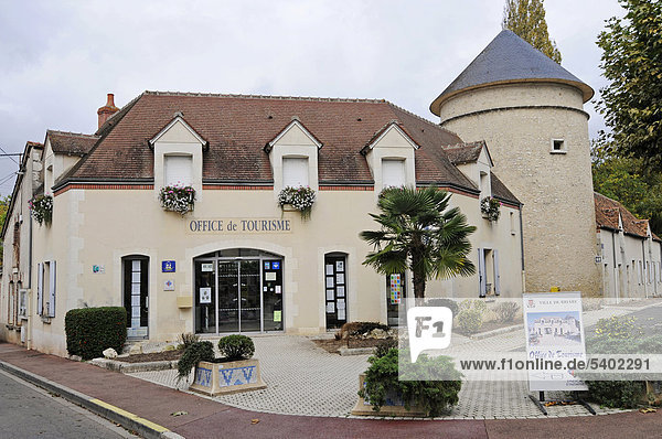 Touristeninformation  Briare  Departement Loiret  Centre  Frankreich  Europa  ÖffentlicherGrund
