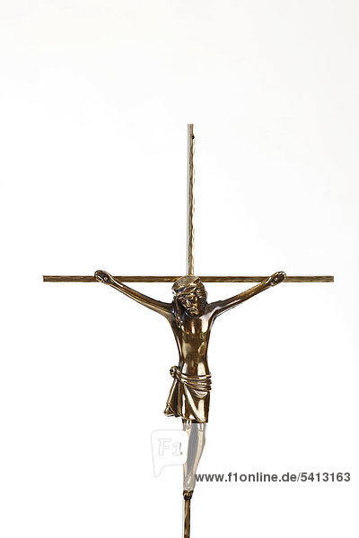 Brass crucifix