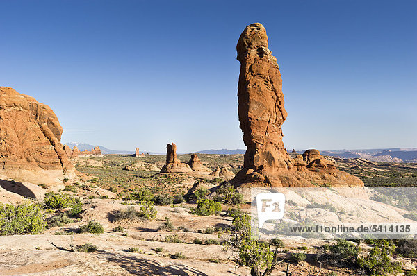Monolith  Arches Nationalpark  Utah  USA