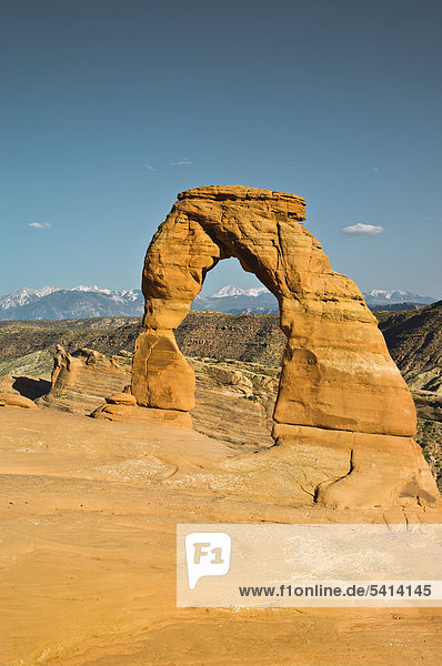 Delicate Arch Felsbogen  Arches Nationalpark  Utah  USA