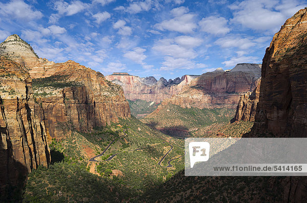 Canyon Overlook  Zion Nationalpark  Utah  USA