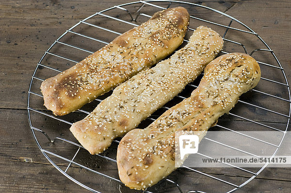 Brot Meer Kreuzkümmel Speisesalz Salz