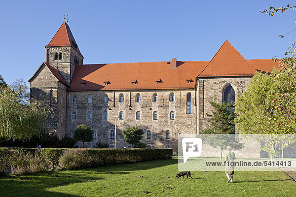 Monastery church of Kloster Breitenau monastery  Guxhagen  Hesse  Germany  Europe