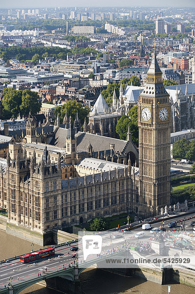 Europa Großbritannien London Hauptstadt Westminster Abbey Big Ben England Houses of Parliament Palace of Westminster