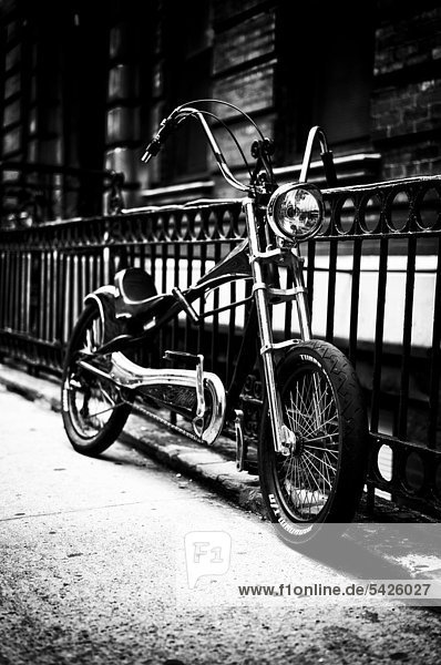 Cruiser Bike  Fahrrad  Greenwich Village  Manhattan  New York City  New York  USA