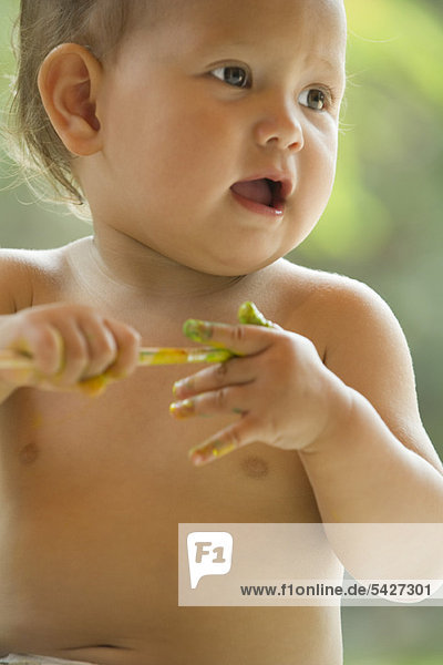 Baby-Haltepinsel  Portrait