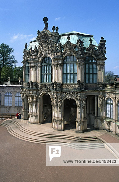 Wallpavillon des Zwingers Dresden Deutschland