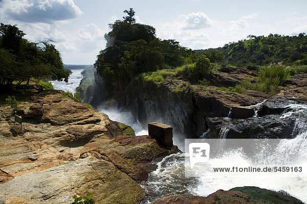 Wasserfall  Murchison Falls Nationalpark  nördliches Uganda  Afrika