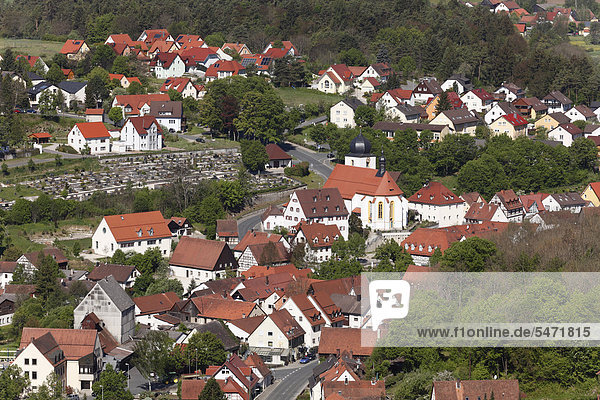 Heiligenstadt, Fränkische Schweiz, Oberfranken, Franken, Bayern, Deutschland, Europa, ÖffentlicherGrund