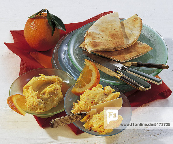 Orangen-Safran-Butter  Karibik  Rezept gegen Gebühr erhältlich