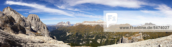 Sella Gebirge  Dolomiten  Südtirol  Italien