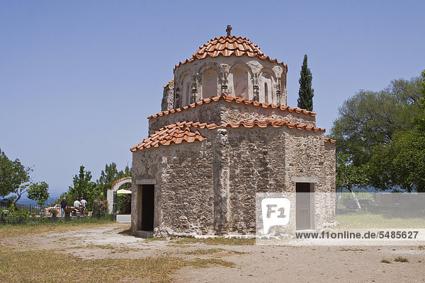 Mittelalterliche Klosterkirche Agios Nikolaos Fountokli  Rhodos  Griechenland  Europa