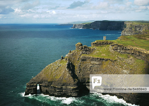 Cliffs von Moher County Clare Republik Irland Europa